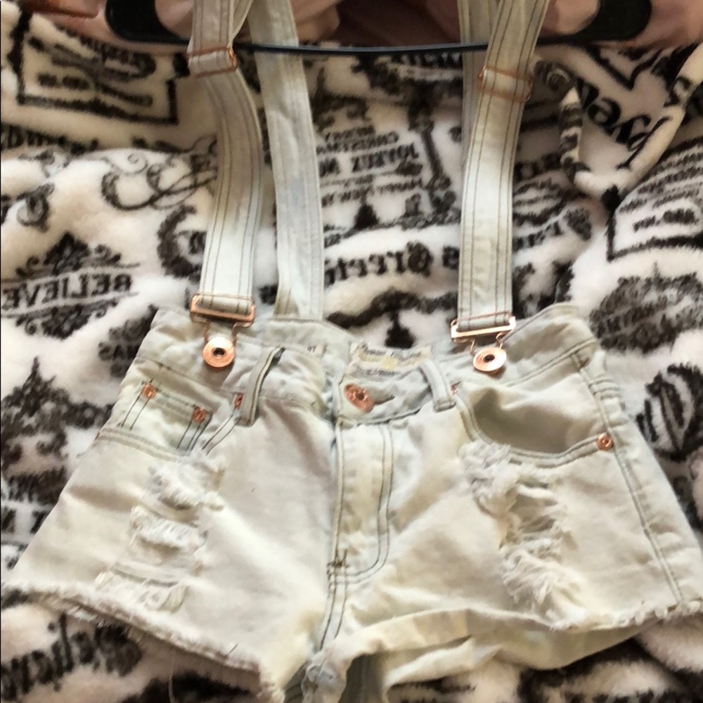 Denim romper